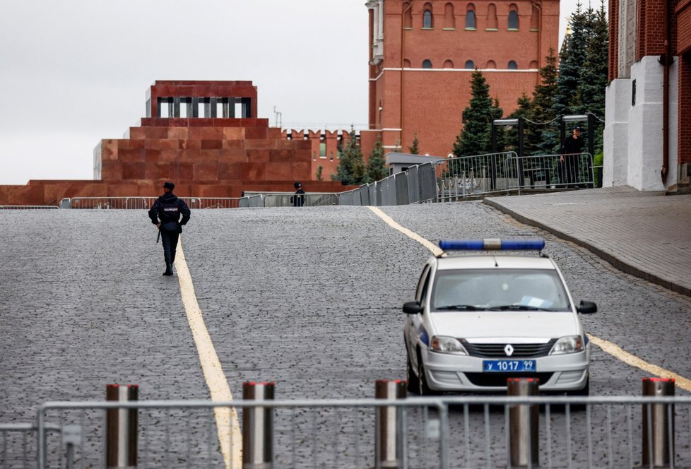 Moskva už přijala opatření a připravuje se na možný příjezd Wagnerovců (24. 6. 2023)