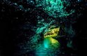 Jeskyně Waitomo na Novém Zélandě