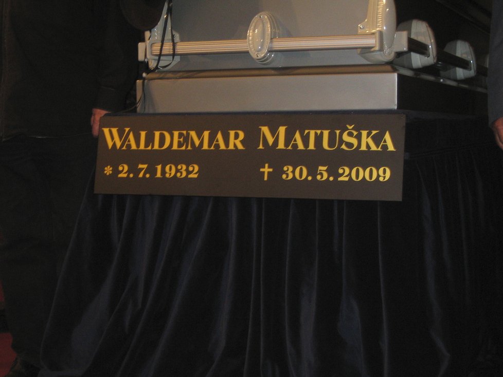 Pohřeb Waldemara Matušky