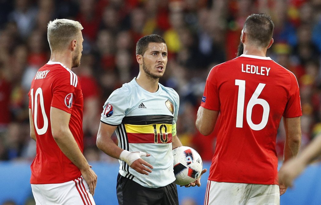 Fotbalisté Belgie hrají ve čtvrtfinále EURO s Walesem