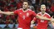 Útočník Walesu Hal Robson-Kanu rozhodl čtvrtfinále proti Belgii