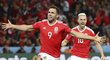 Útočník Walesu Hal Robson-Kanu rozhodl čtvrtfinále proti Belgii