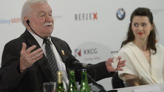 Do Varů přijel Lecha Wałęsa, uvede na festivalu hraný film o sobě