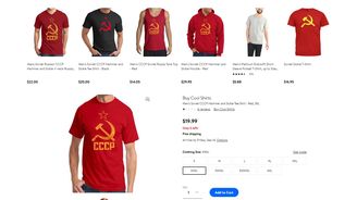 Walmart stáhl na žádost Litvy trička se sovětskými symboly. Naštvané Rusko rozdává „gratulace“
