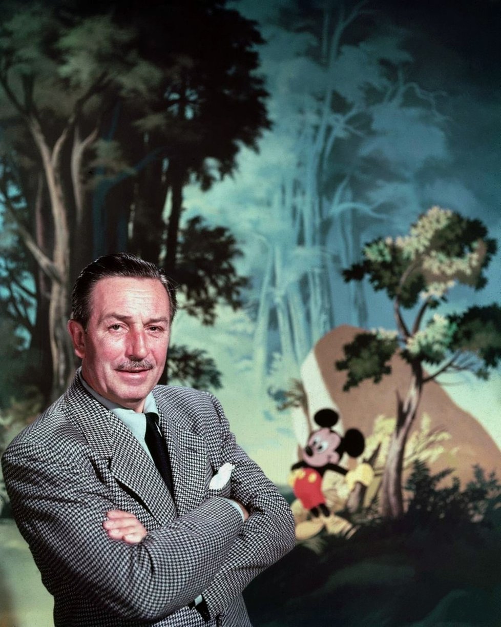 Walt Disney, otec Mickey Mouse, založil své impérium v garáži v Los Angeles.