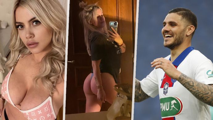 Manželka kanonýra Maura Icardiho Wanda je na své tělo právem hrdá.