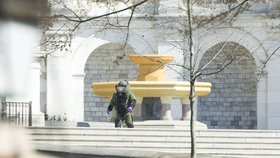 Neznámá osoba nejspíš spáchala sebevraždu u budovy Kapitolu ve Washingtonu: Pyrotechnik kontroloval podezřelý balíček