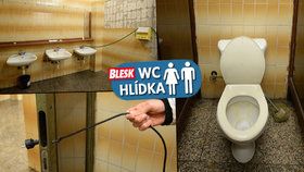 Veřejné záchody ve stanici Jinonice, ostuda pražského metra.