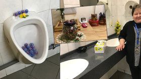 Jaroslava se stará o záchody v Kobylisích s láskou.