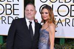 Harvey Weinstein s manželkou Georginou Chapman