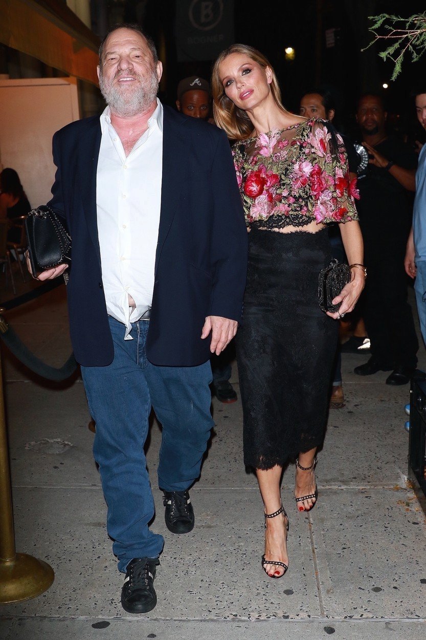 Harvey Weinstein s manželkou Georginou.
