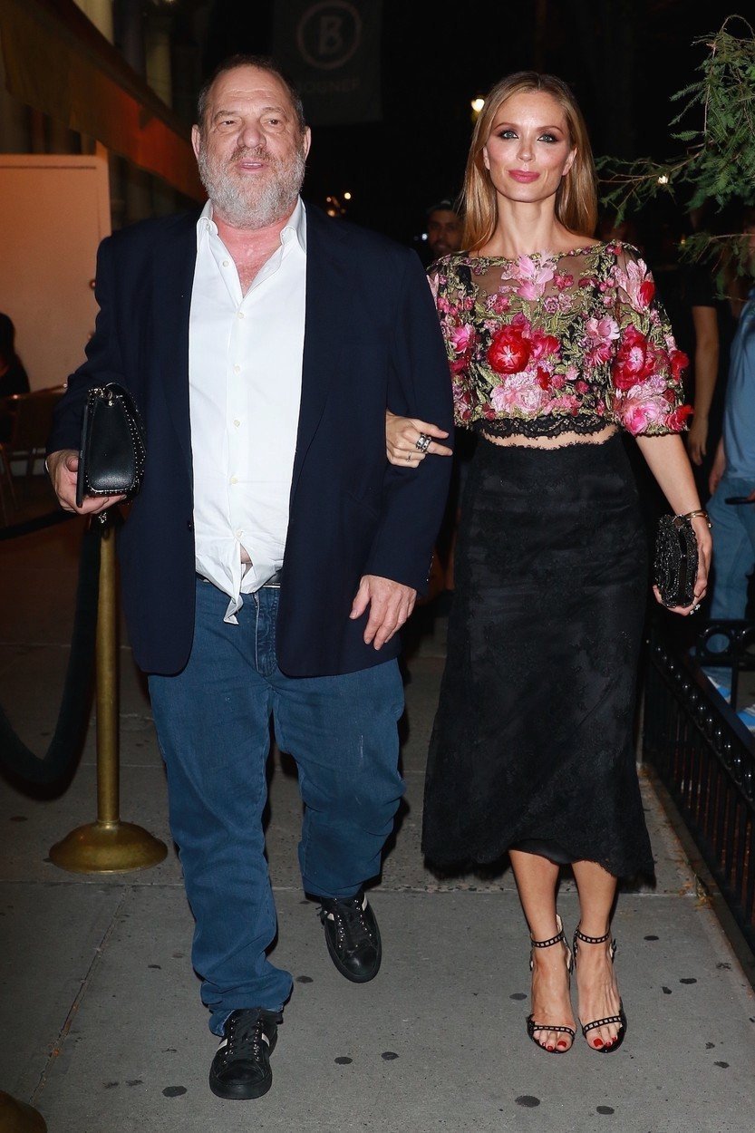 Harvey Weinstein s manželkou Georginou.
