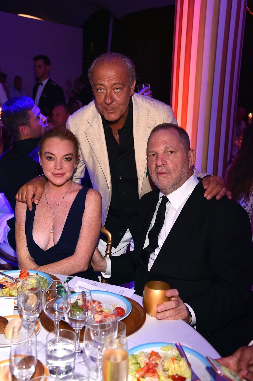 Harvey Weinstein a Lindsay Lohanová.