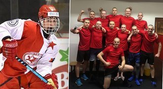 Patnáctiletý hokejista ze Slavie bojuje s leukémií. Spoluhráči šli kvůli němu dohola!