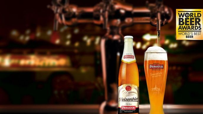 Weizenbier z  Náchodského pivovaru PRIMÁTOR