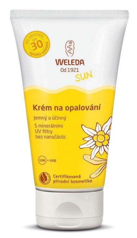 Opalovací krém SPF 30 Weleda, 399 Kč (50 ml)