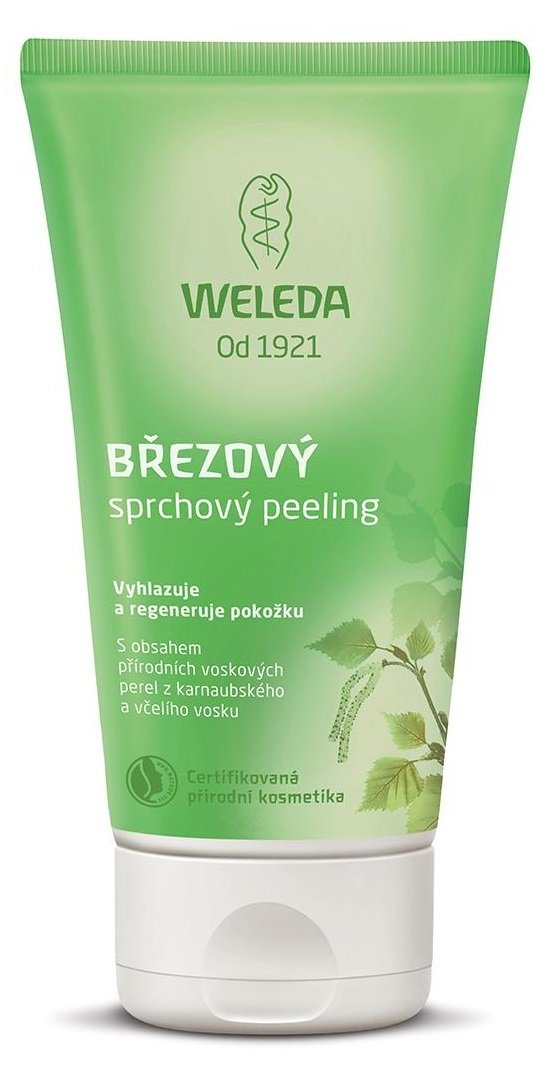 Weleda, březový tělový peeling, 188 Kč (150 ml), koupíte na www.weleda.cz