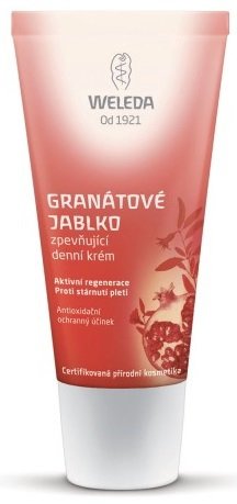 Zpevňující denní krém Weleda granátové jablko, 579 Kč (30 ml), koupíte na www.weleda.cz