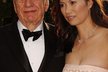 Mediální magnát Rupert Murdoch s třetí ženou Wendi Deng.
