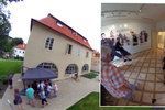 Werichova vila na Kampě na 360stupňových fotografiích