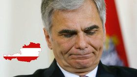 Rakouský kancléř Werner Faymann rezignoval: Vaz mu zlomili uprchlíci