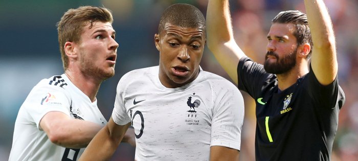 Timo Werner, Kylian Mbappé či brankář Alisson, to jsou prototypy hráčů, kteří maximálně splňují požadavky na hlavní role v současném fotbale