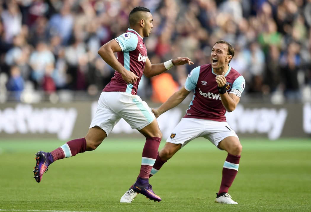 Záložník West Hamu Dimitri Payet dal proti Middlesbrough krásný gól