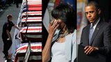 Obama s Michelle plakali u rakví obětí z českého městečka West
