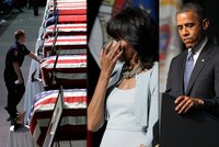 Obama s Michelle plakali u rakví obětí z českého městečka West