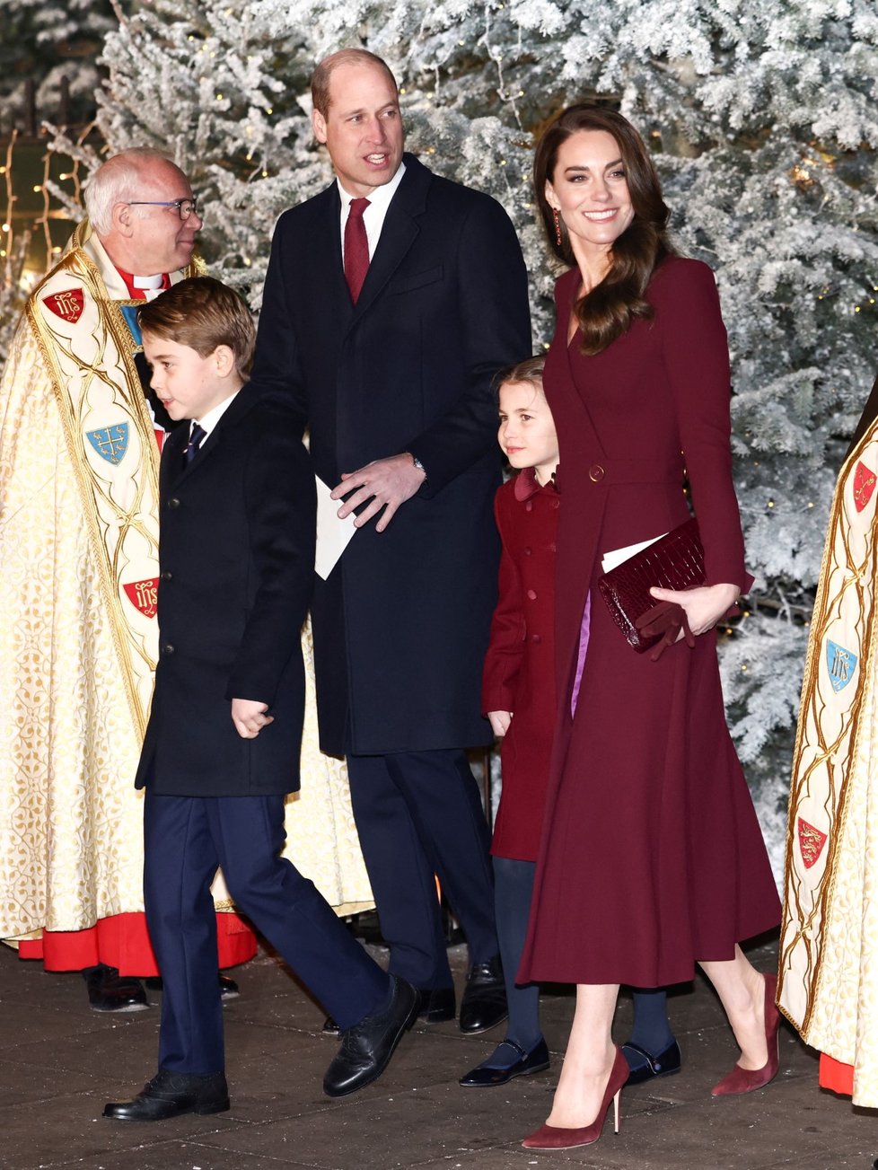 William, Kate, George a Charlotte