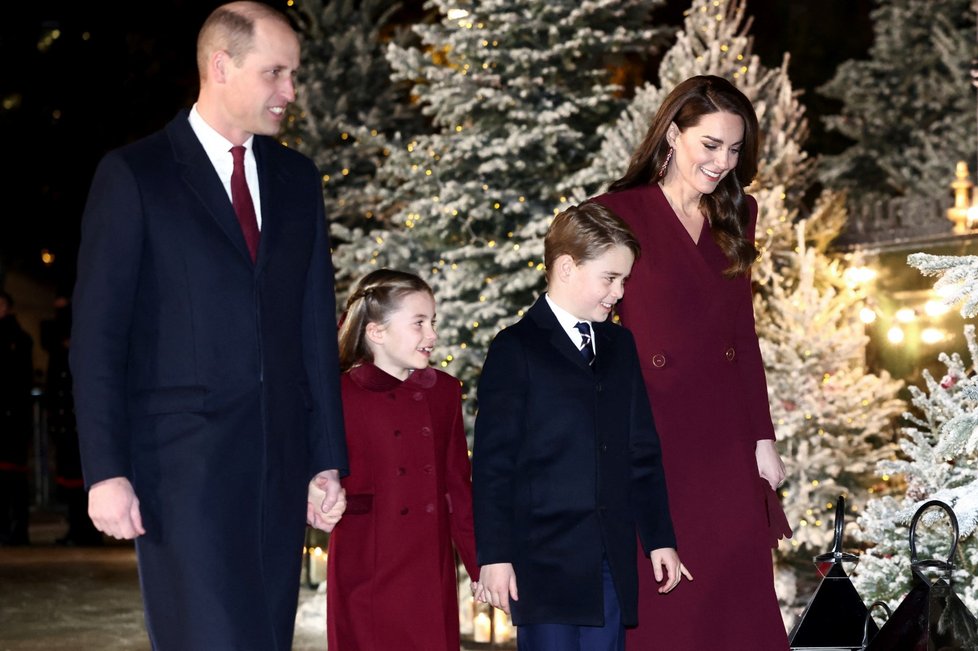 William, Charlotte, George, Kate