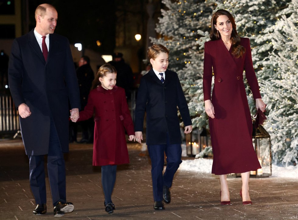 William, Charlotte, George, Kate