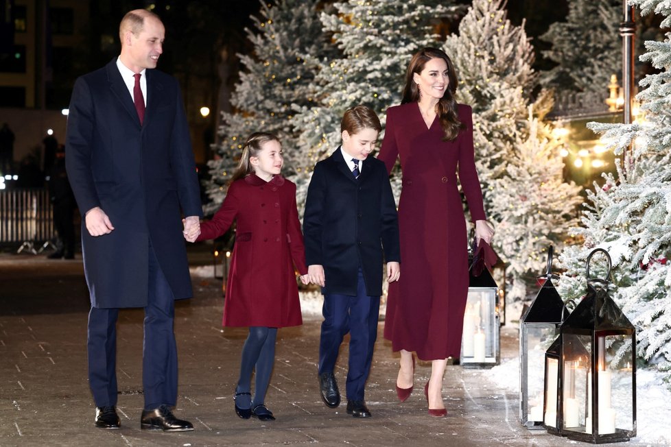 William, Charlotte, George a Kate