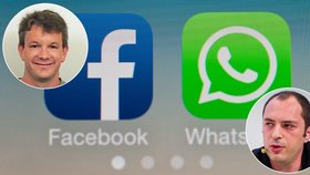 Koum (vpravo) i Acton si nyní po prodeji Whatsapp Facebooku žijí jako v pohádce.