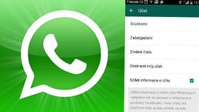 WhatsApp sdílí vaše telefonní číslo s Facebookem, takto tomu můžete zabránit