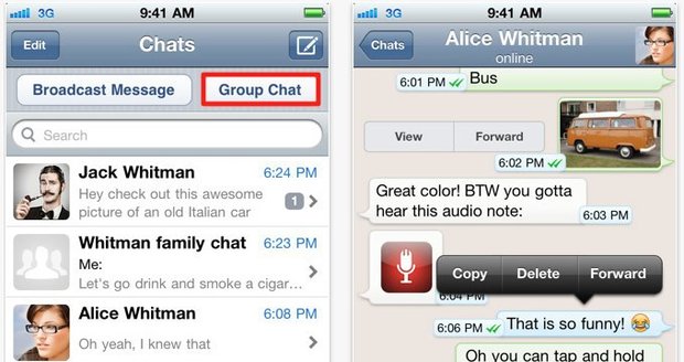 WhatsApp je alternativou krátkých textových zpráv