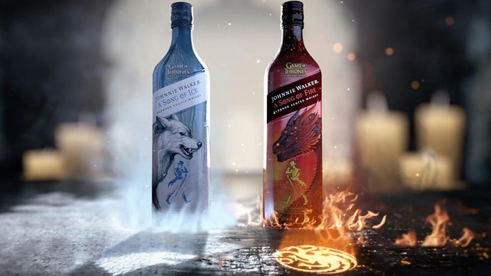 Whisky Johnnie Walker série Song of Ice and Fire