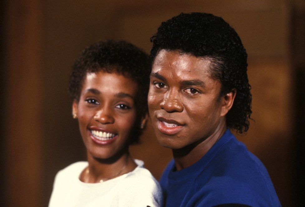 Whitney Houston a Jermaine Jackson, který v roce 1984 produkoval její první album