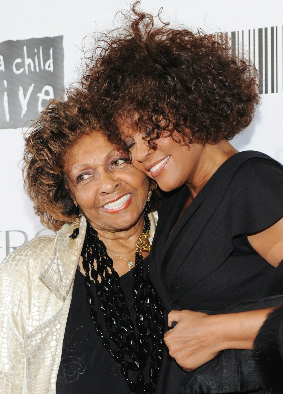 Whitney Houston se svou matkou Cissy