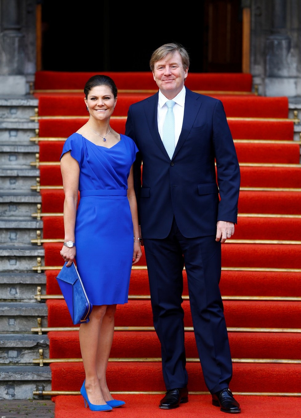 Willem-Alexander se švédskou princeznou Victorií