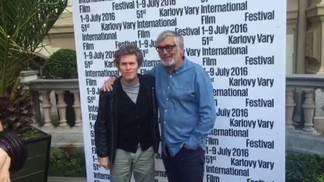 Willem Dafoe a Jiří Bartoška