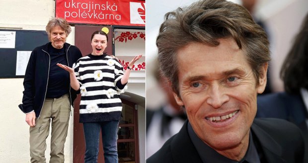 Willem Dafoe si v Praze zašel na boršč