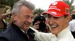 Michael Schumacher a Willi Weber, kdysi nerozlučná dvojka. Michael Schumacher a Willi Weber, kdysi nerozlučná dvojka.