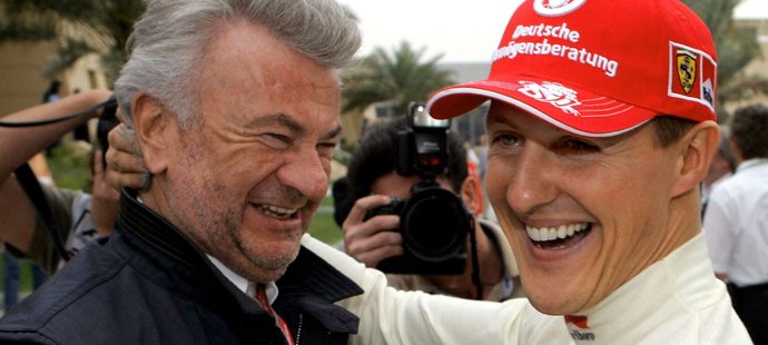Michael Schumacher a Willi Weber, kdysi nerozlučná dvojka.