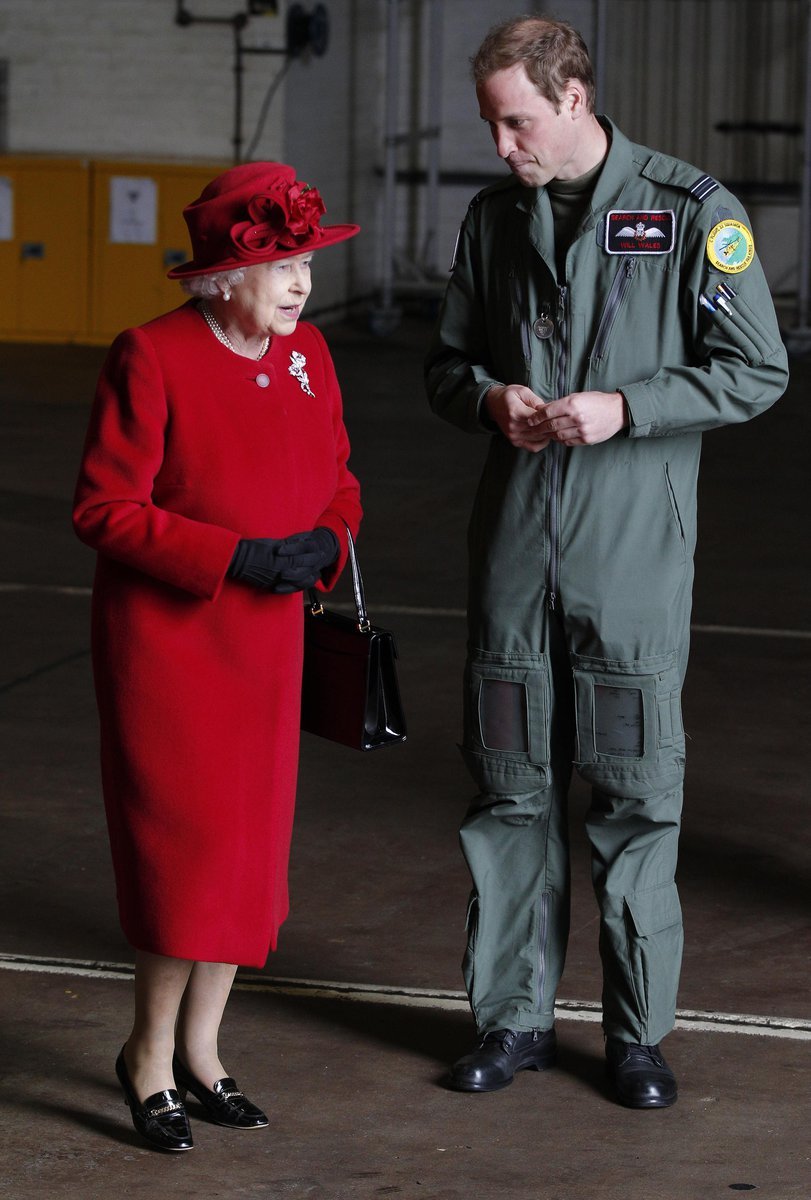 Alžběta II. a princ William