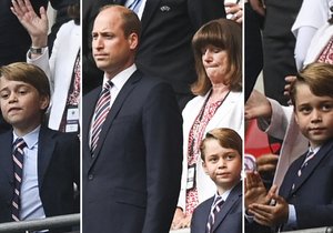 A koukej fandit! Princ William vzal syna na fotbal: Výrazy malého George (7) ale mluví za vše