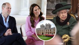 Princ William s rodinou se přestěhují za Alžbětou do Windsoru.