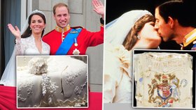 Svatební dorty v aukci: Kate s Williamem převálcovali Dianu s Charlesem i královnu Alžbětu!