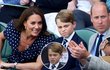 Kate, William a George ve Wimbledonu