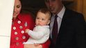 William a Kate vzali malého prince George na první oficiální zahraniční cestu